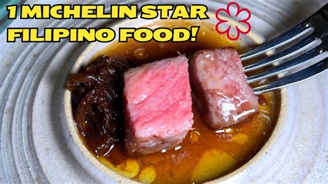 275 Worlds ONLY 1 Michelin Star LUXURY Filipino Restaurant  100 Foods to Eat Before You Die 11