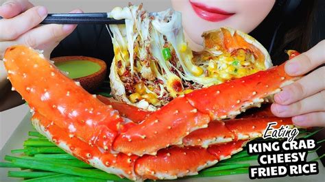 Eating KING CRAB  King Crab fried rice in South Korea shorts foodshorts kingcrab